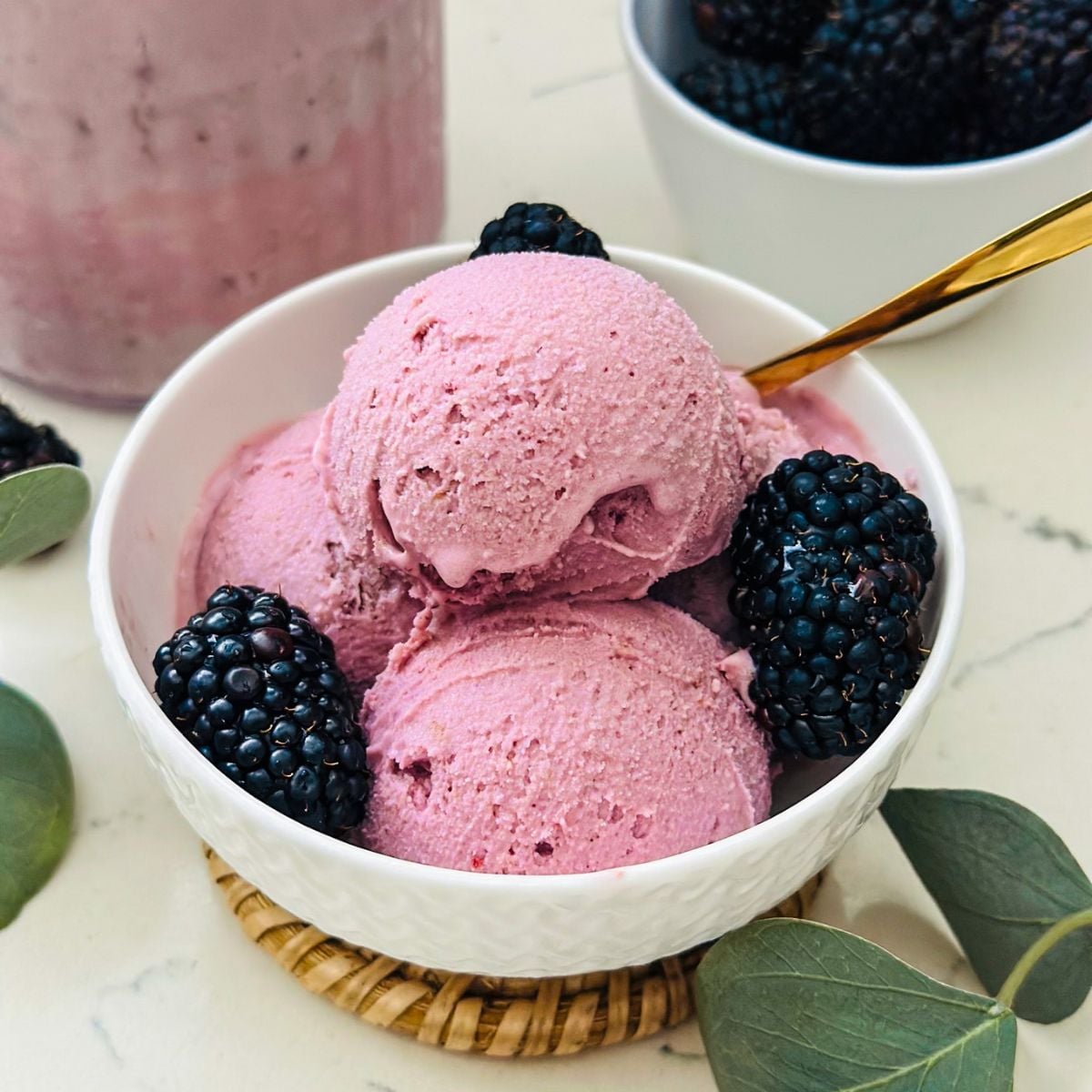 Ninja Creami Blackberry Ice Cream Recipe
