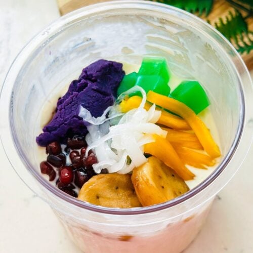 Ninja Creami Halo-Halo Ice Cream - Deliciously Rushed