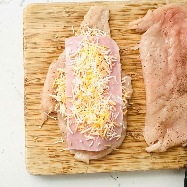 Chicken Roulade with Creamy Lemon Butter Sauce - Deliciously Rushed