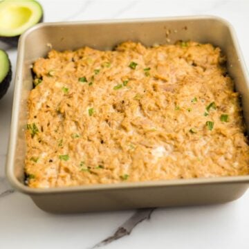 Easy Spicy Tuna Sushi Bake - Deliciously Rushed