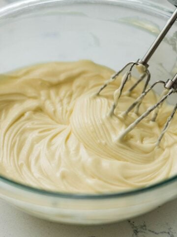 Thick cream cheese frosting for Filipino ensaymada