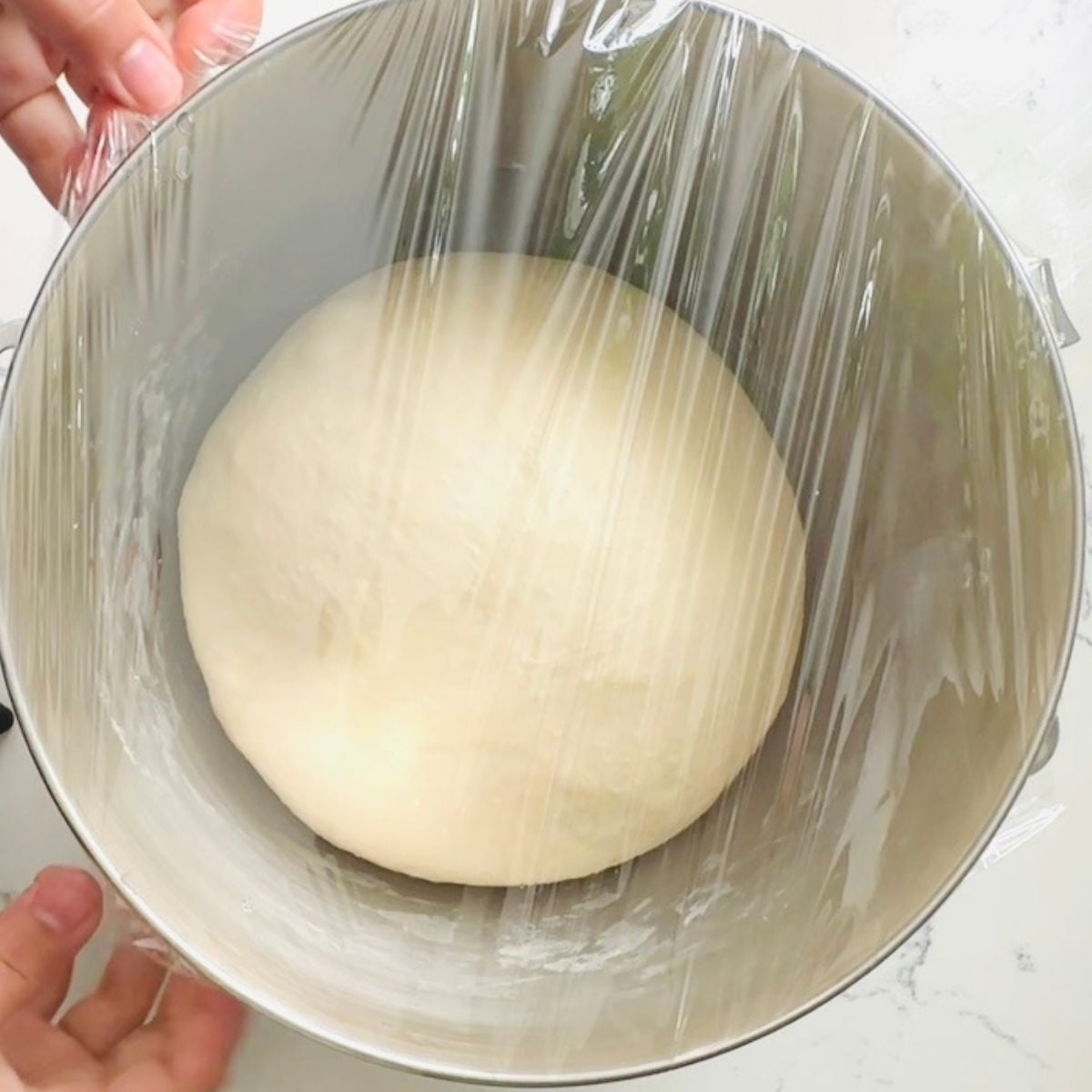 Wait for the dough to rise