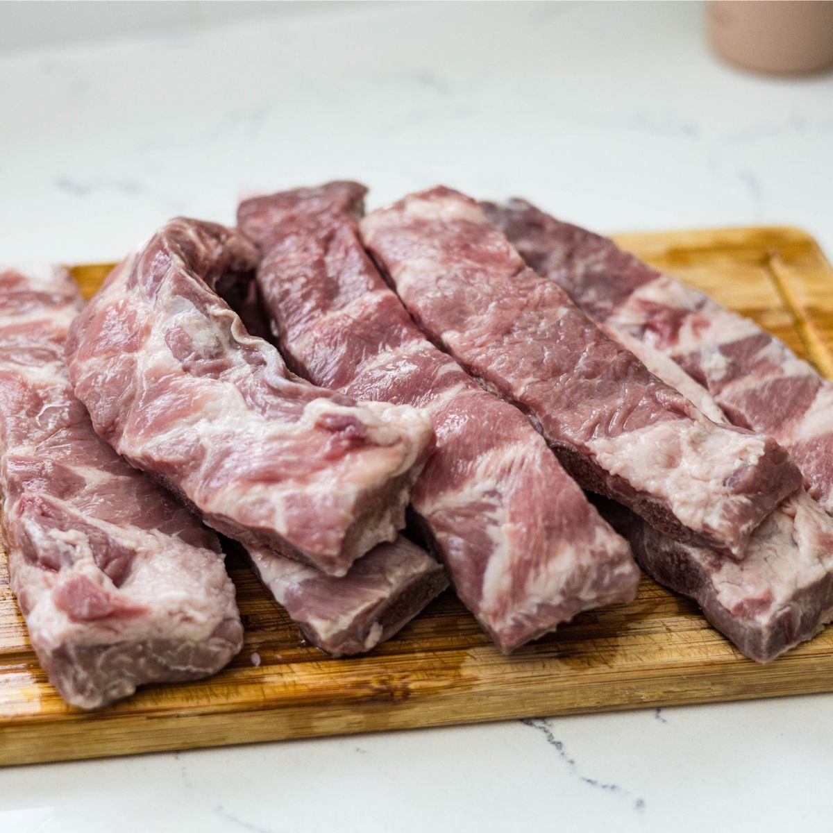 Spareribs pork.